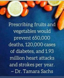 Prescribing Fruit And Vegetables