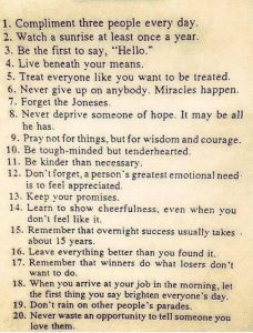 Twenty Great Recommendations