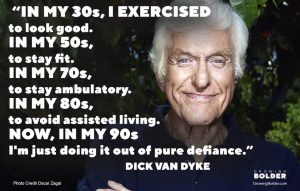 Dick Van Dyke On Exercise