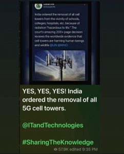 India Removes 5G Towers