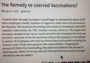 The Remedy To Coerced Vaccines