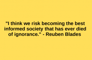 Best Informed Society Ever Died Of Ignorance