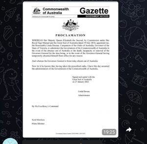 GG Served, Vacates And Is Replaced
