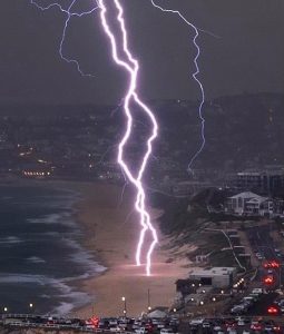 Bar Beach Lightening