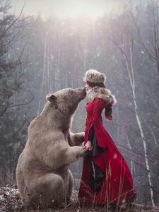 Bear And Girl