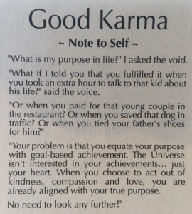 Good Karma