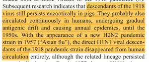 H1N1 Persisted 40 Years