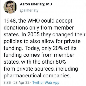 Who Funds WHO?