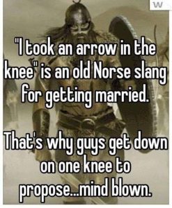 I Took An Arrow In The Knee