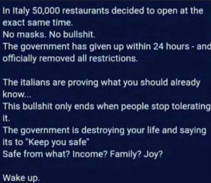 Insanity Stops When We All Say No