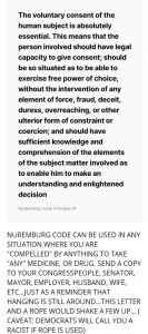 Nuremberg Code Extract