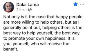 The Dalai Lama On Helping And Happiness