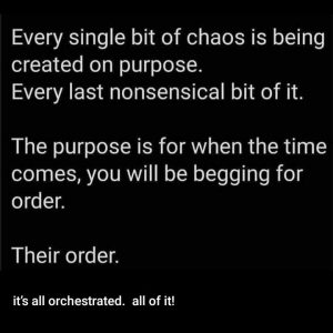 Chaos Is Created