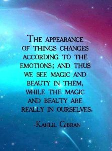 It Is All In Our Perception