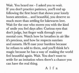 Wait