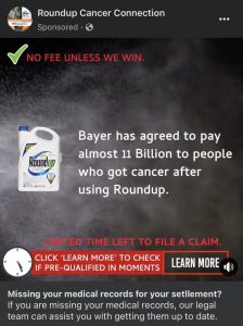 Roundup Cancer Connection
