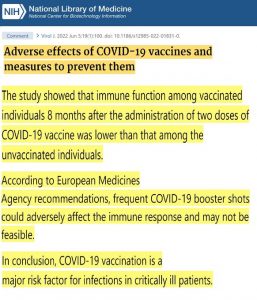 Vaccines Destroy Immunity