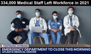 334K Doctors and Nurses Quit