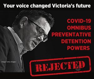COVID-19 Ominubus Detention Rejected
