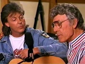 Paul McCartney and Carl Perkins