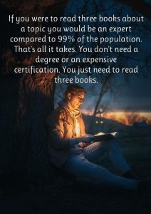 Read Three Books