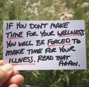 Make Time For Wellness