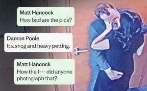 Matt Hancock Snogging Gina Coladangelo