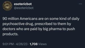 90 Million Americans On Psychotropics