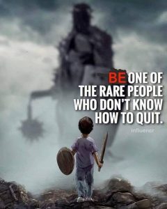 Be One Of The Rare People