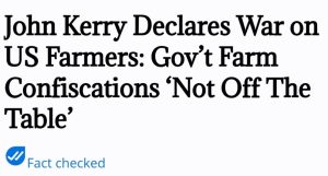 John Kerry Declares War On US Farmers