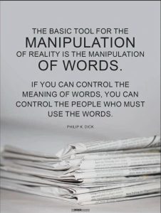 Manipulate Words To Control Minds
