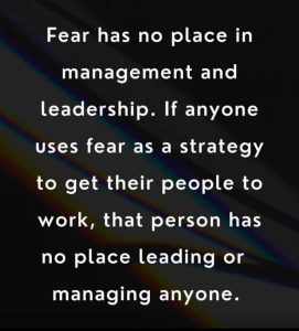 No Place For Fear