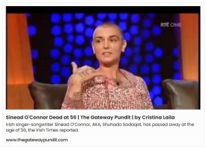 Sinead O'Connor 20230726