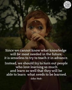 Turn Out People Who Love Learning