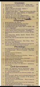 Eighth Grade Test 1912