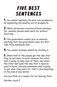 Five Best Sentences