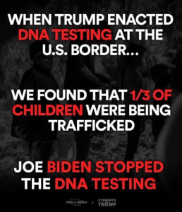 Biden Stopped The DNA Testing