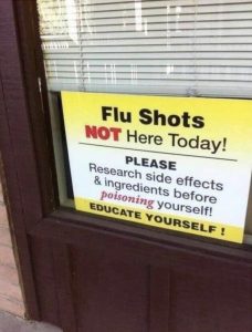 Flu Shots NOT Here Today