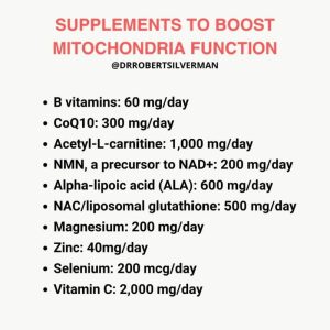 Mitochondrial Boosters