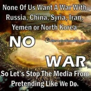 None Of US Want War