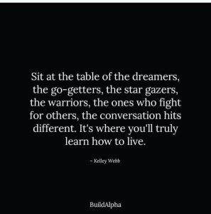 Sit At A  Different Table Learn How To Live Life