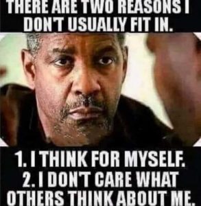 Two Reasons I Do Not Fit In