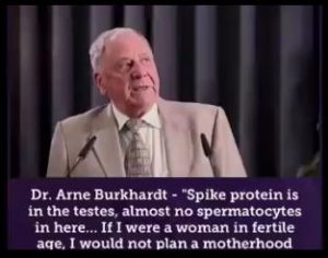Dr Arne Burkhardt On Infertility Post Jab