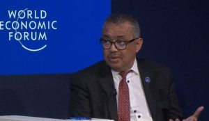 WHO Tedros at WEF