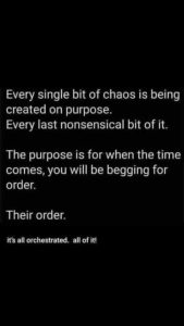 The Chaos Is Created