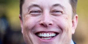 Elon Musk Smiling