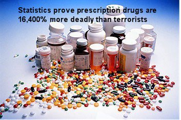 Prescription Drugs 16,400% More Dangerous Than Terrorists