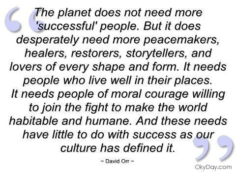 What This Planet Needs
