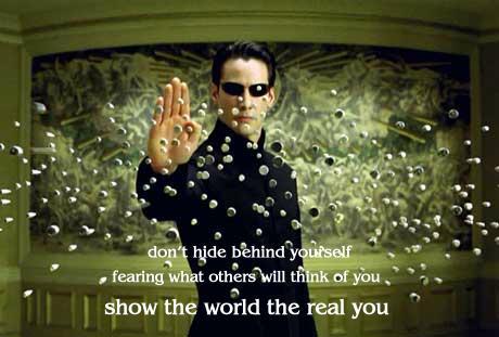 Don't Hide Behind Yourself