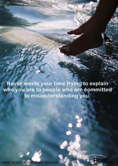 Never Waste Your Time...